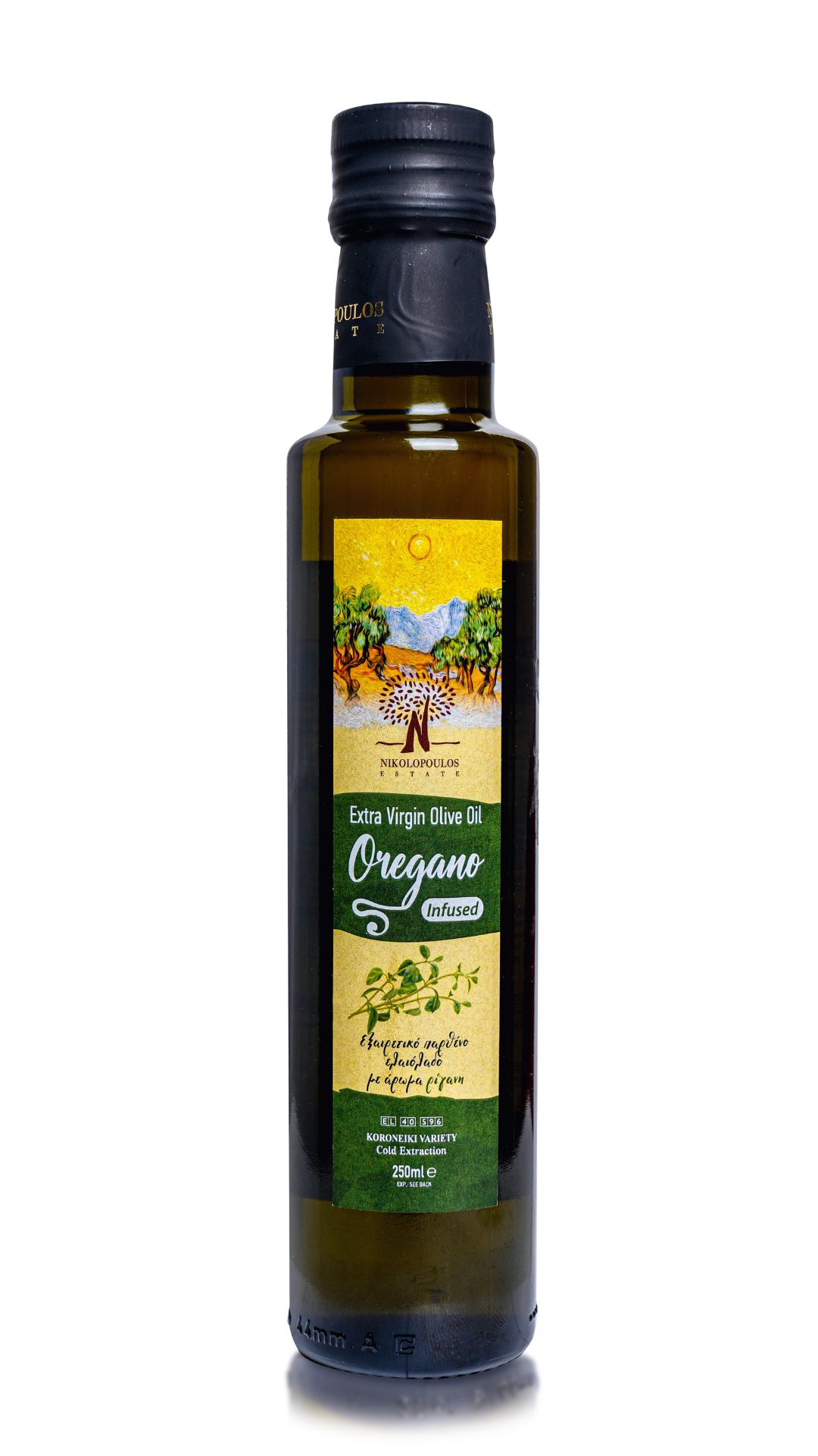 Natives griechisches Olivenöl extra mit Oregano - 0,25L