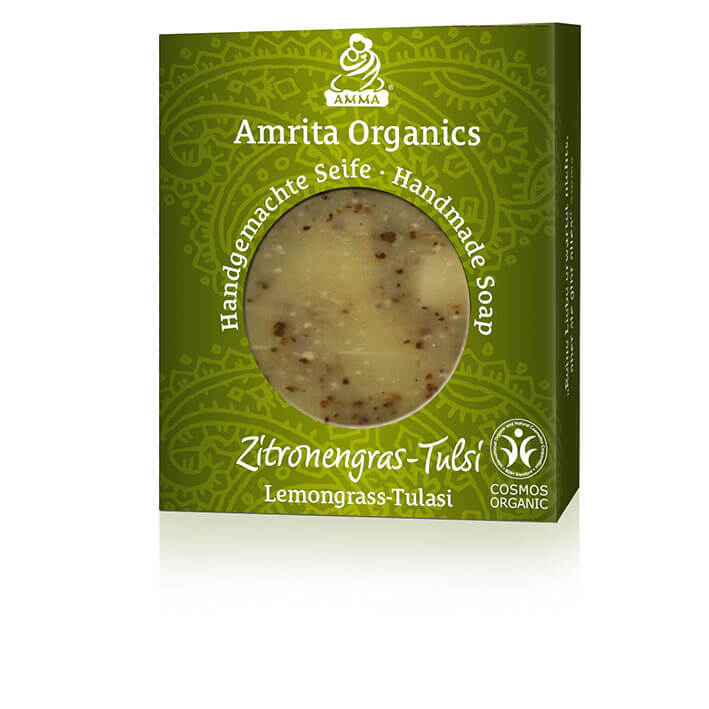 Handgemachte Seife Zitronengras & Tulsi, bio