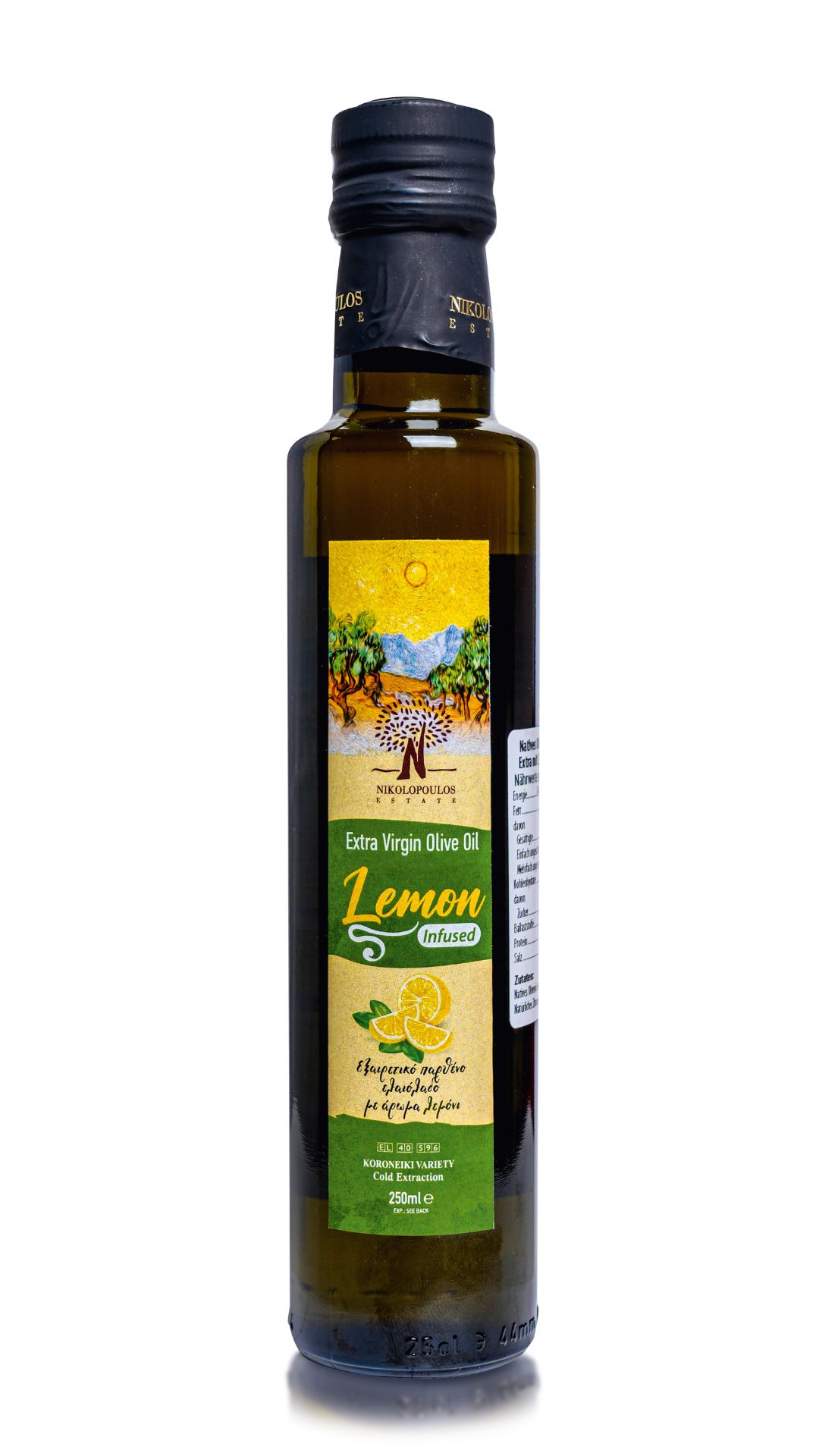 Natives griechisches Olivenöl extra mit Zitrone - 0,25L