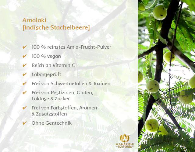 Amalaki, Maharishi, natural